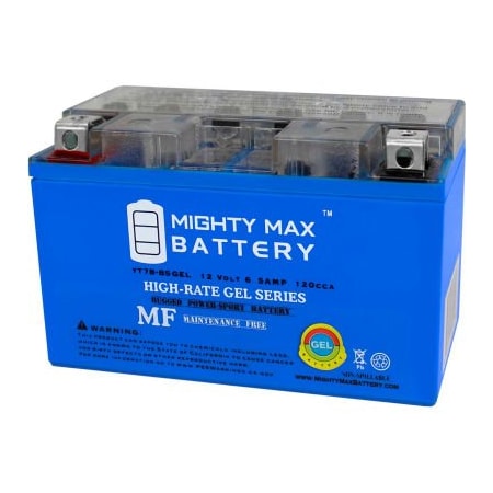 Ecom Group Inc Mighty Max Battery YT7B 12V 6.5AH / 110CA GEL Battery YT7B-BSGEL